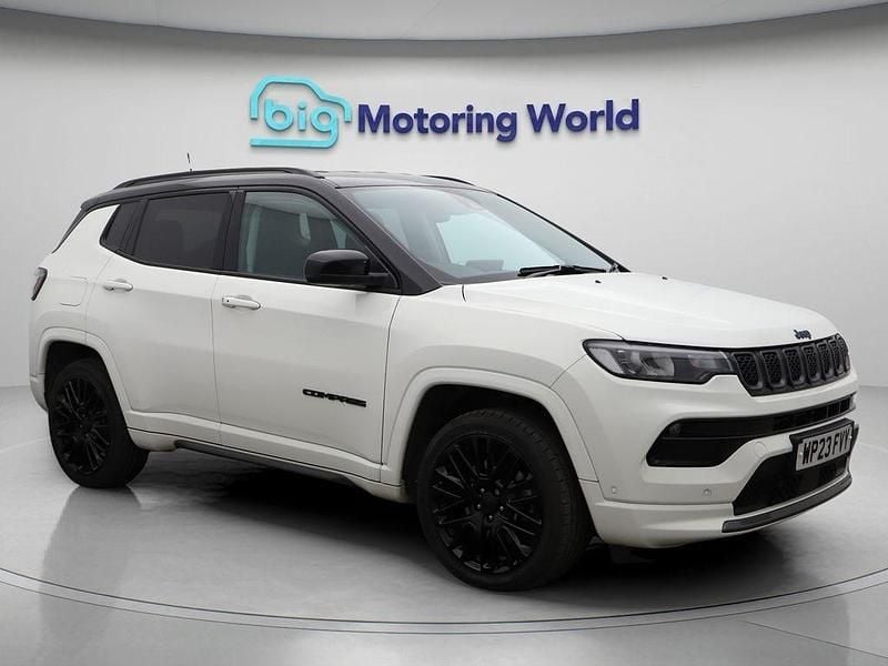 White/black Used 2023 Jeep Compass SUV | £16,000 (Good price) - Image 1/4