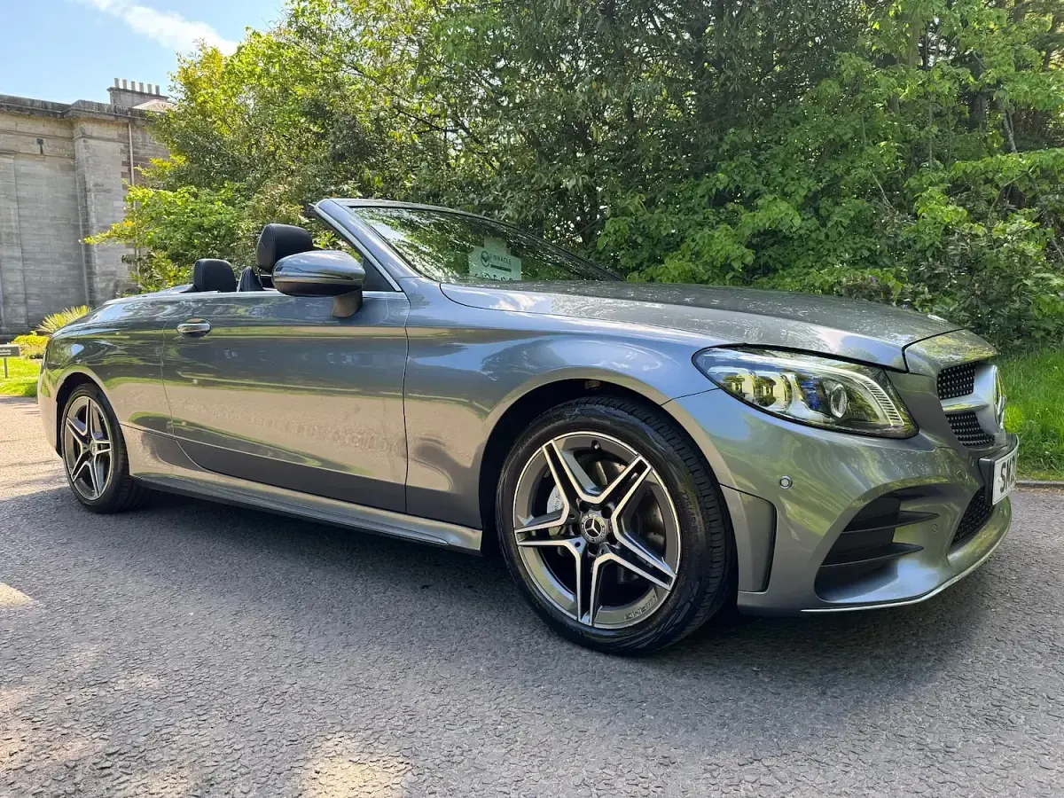 Used Mercedes C200 AMG line 2021 Grey Cabriolet