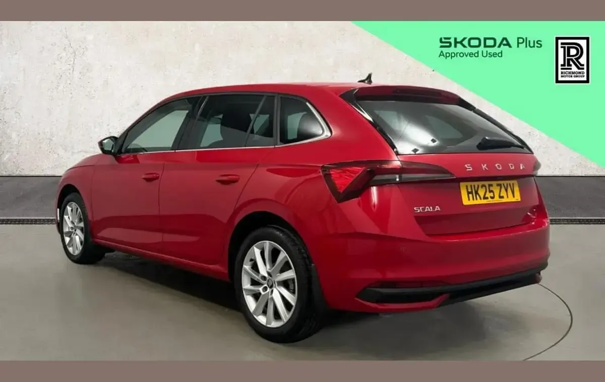 Used Skoda Scala SE L 94 HP (69 kW) 2025 Red Hatchback