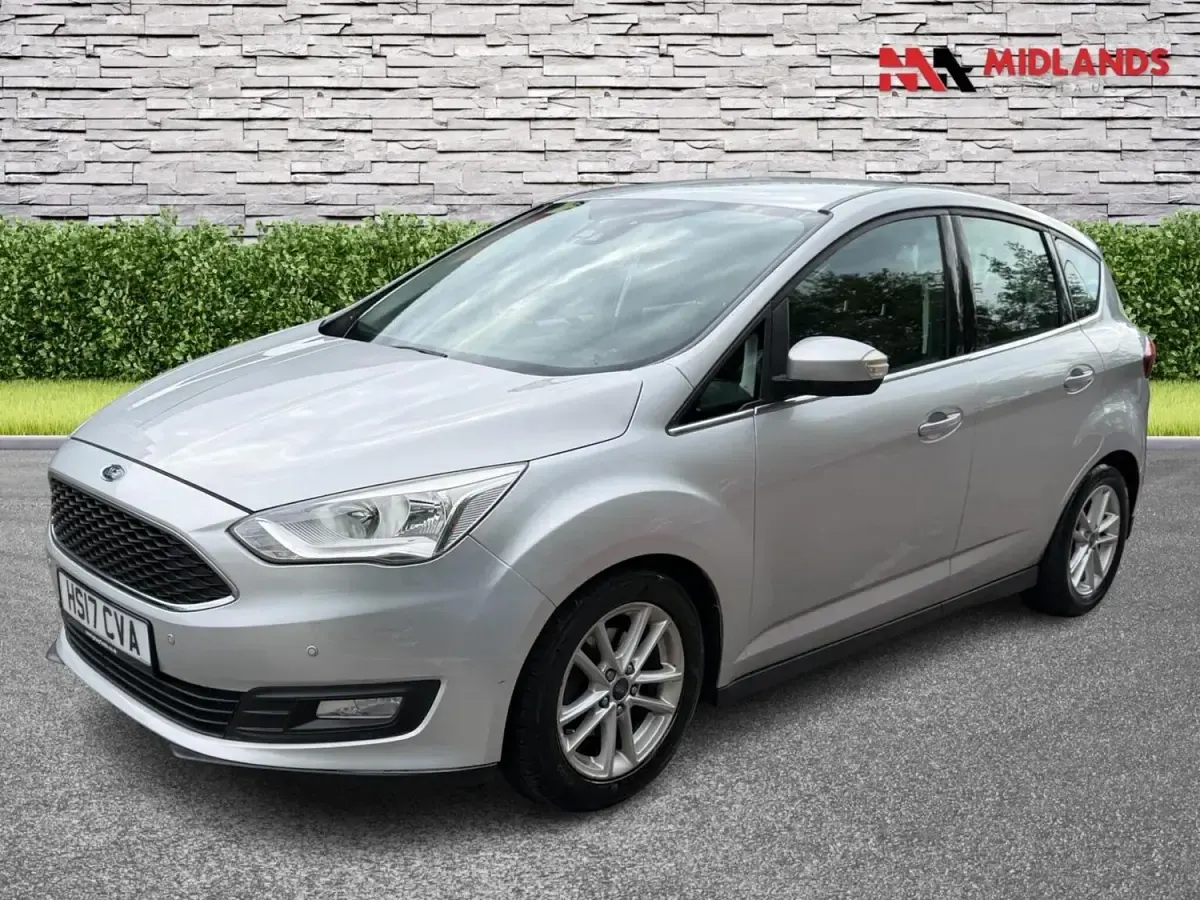 Begagnad Ford C-MAX Zetec 125 HK (91 kW) 2017 Silver Minibuss