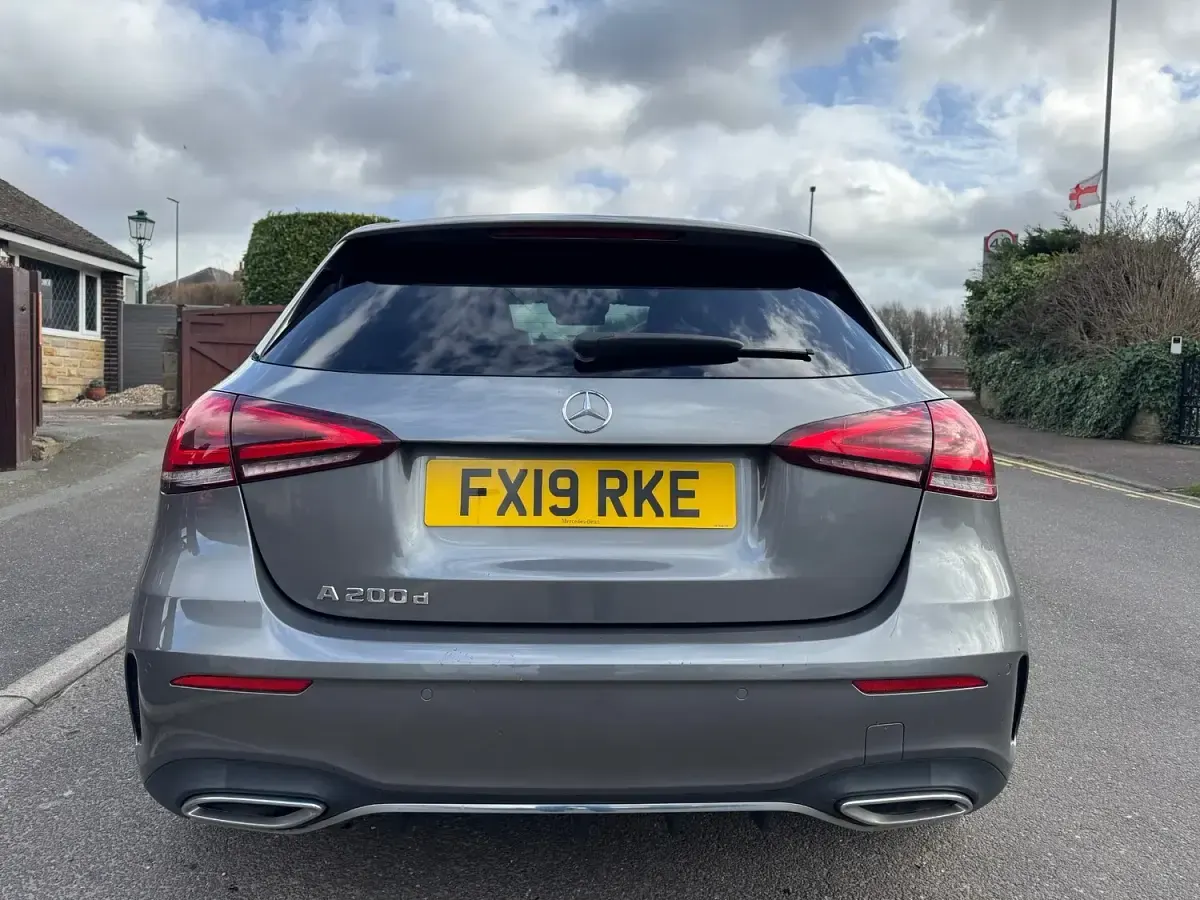 Used Mercedes A200 AMG Line Premium 150 HP (110 kW) 2019 Grey Hatchback