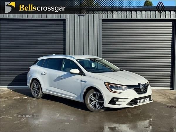 White Used 2021 Renault Mégane GrandTour Iconic Estate | £11,495 (Fair price) - Image 1/4