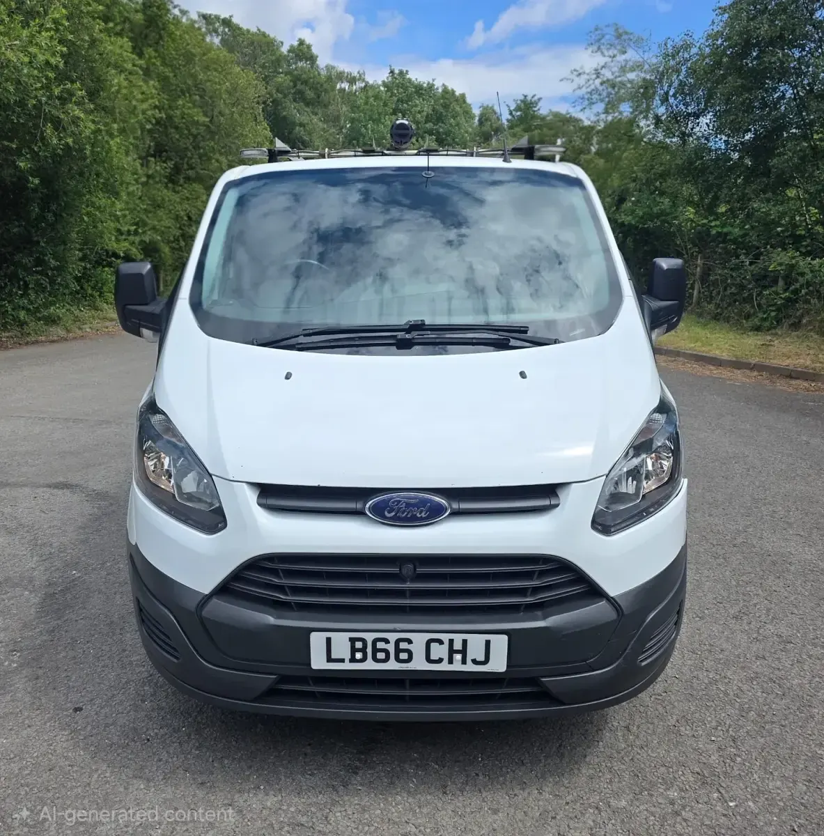 Used Ford Transit Custom 105 HP (77 kW) 2016 White Van