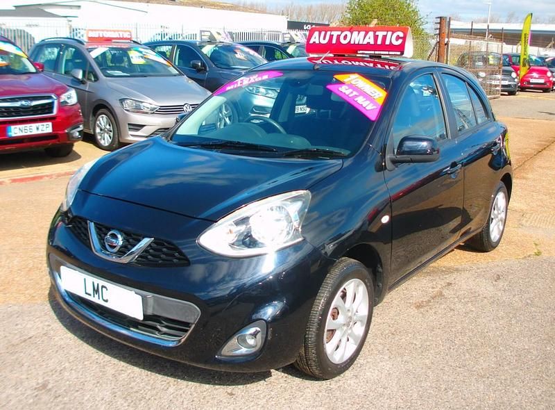 Used Nissan Micra Acenta 80 HP (58 kW) 2016 Black Hatchback
