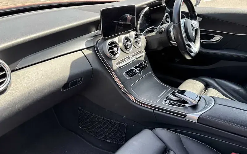 Used Mercedes C300 AMG line 245 HP (180 kW) 2019 Red Sedan