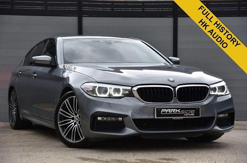 Blue Used 2017 BMW 520 M Sport Sedan | £14,995 - Image 1/4