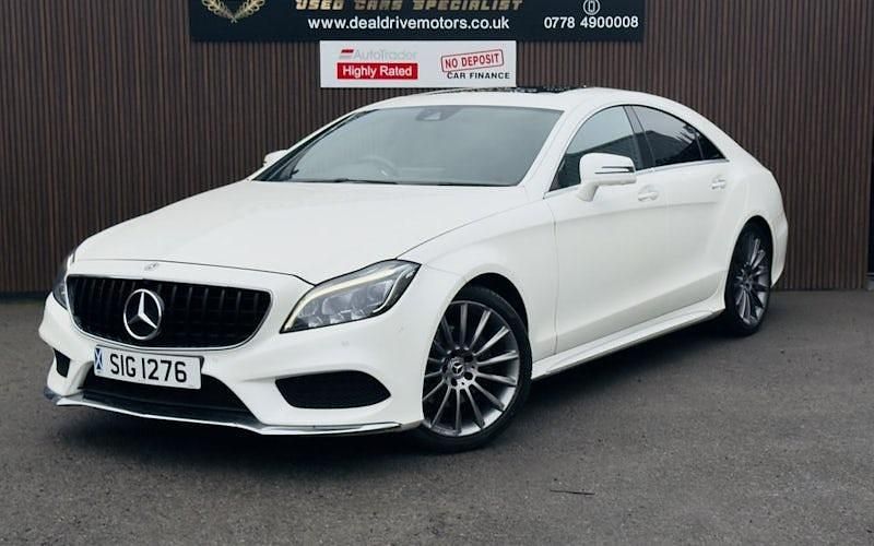Used Mercedes CLS220 AMG Line Premium Plus 177 HP (130 kW) 2017 White Sedan