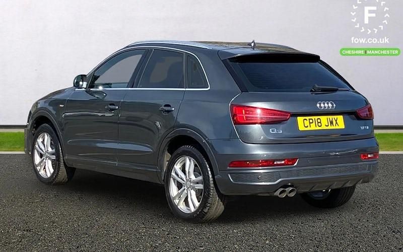 Begagnad Audi Q3 S-Line 150 HK (110 kW) 2018 Grå SUV