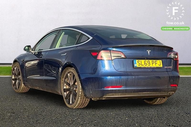 Used Tesla Model 3 Performance 82 kW (112 HP) 2019 Blue Sedan