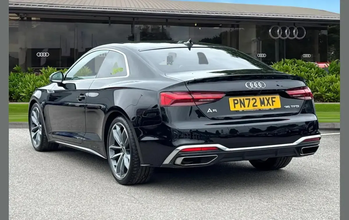 Used Audi A5 S-Line 150 HP (110 kW) 2022 Black Coupe