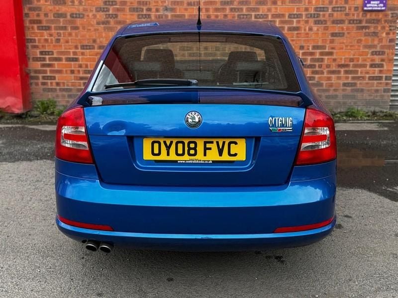 Used Skoda Octavia vRS 170 HP (125 kW) 2008 Blue Hatchback