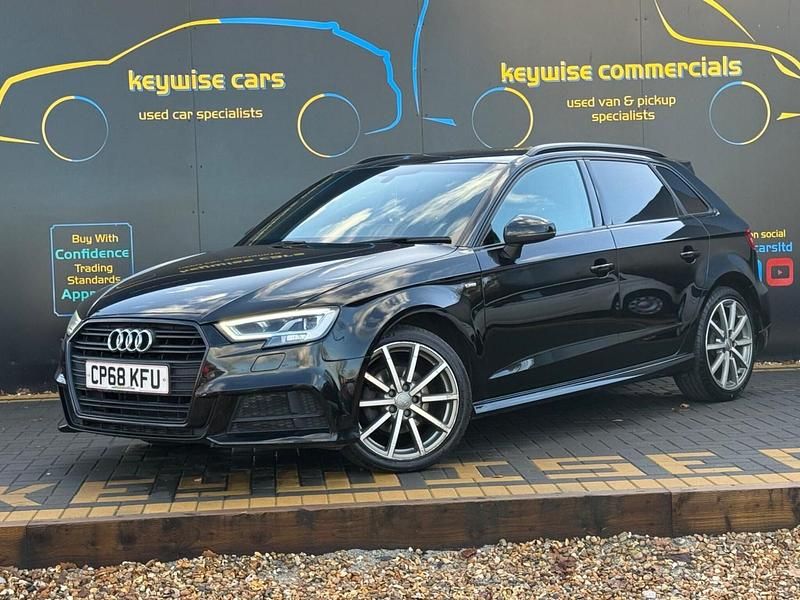 Black Used 2018 Audi A3 Sportback Black Edition Hatchback | £14,490 (Fair price) - Image 1/3