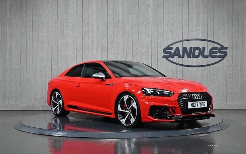 Used Audi RS5 Comfort 450 HP (330 kW) 2017 Red Coupe