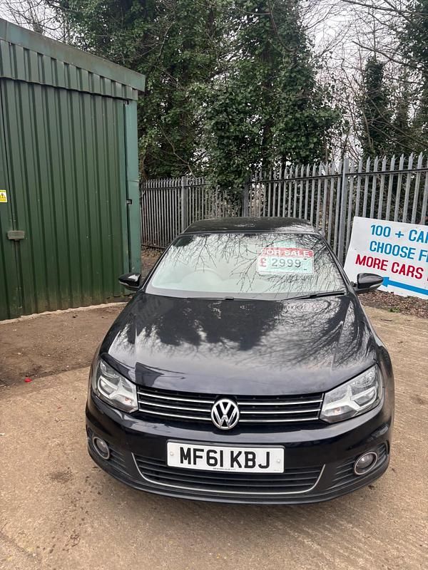 Begagnad VW Eos SE 140 HK (102 kW) 2011 Svart Cab