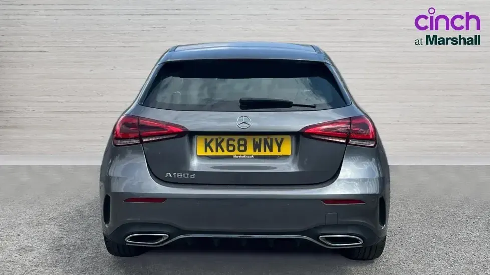 Used Mercedes A180 AMG Line Premium 116 HP (85 kW) 2019 Grey Hatchback