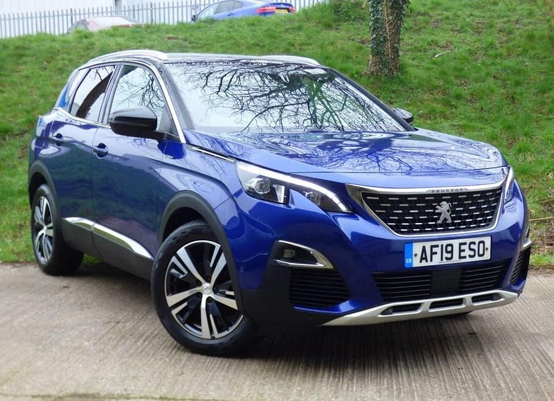 Used Peugeot 3008 GT-line 130 HP (95 kW) 2019 Blue SUV