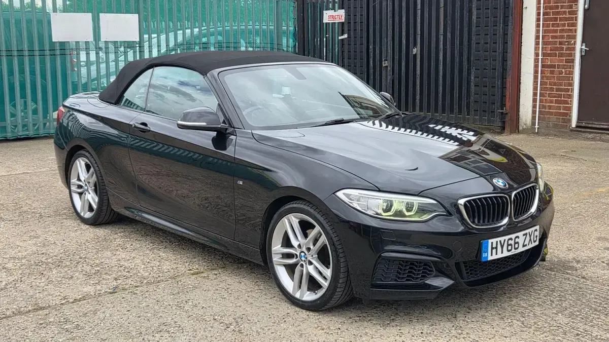 Used BMW 218 M Sport 2016 Black Cabriolet