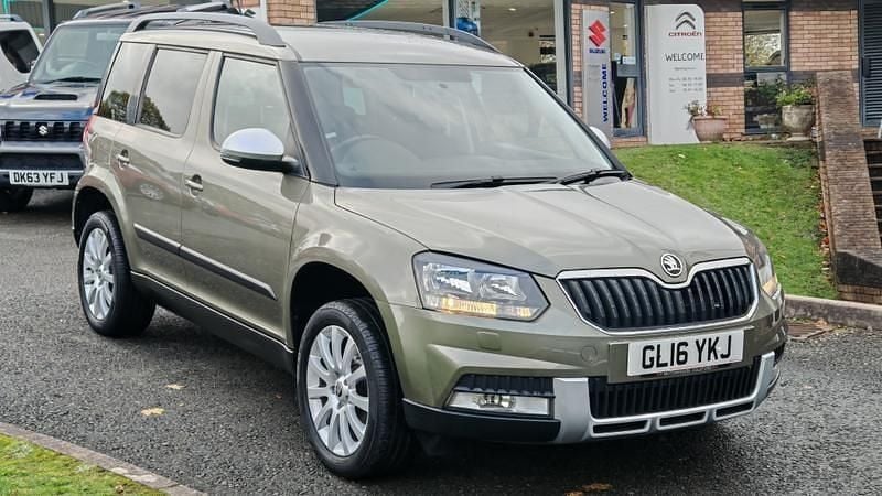Green Used 2016 Skoda Yeti SE SUV | £13,995 (Fair price) - Image 1/4