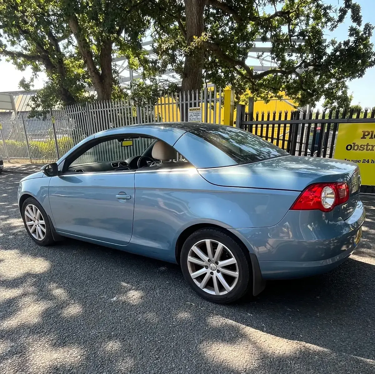 Used VW Eos 2008 Blue Cabriolet