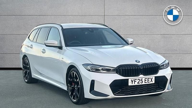 White Used 2025 BMW 330e M Sport Estate | £36,985 (Super price) - Image 1/4