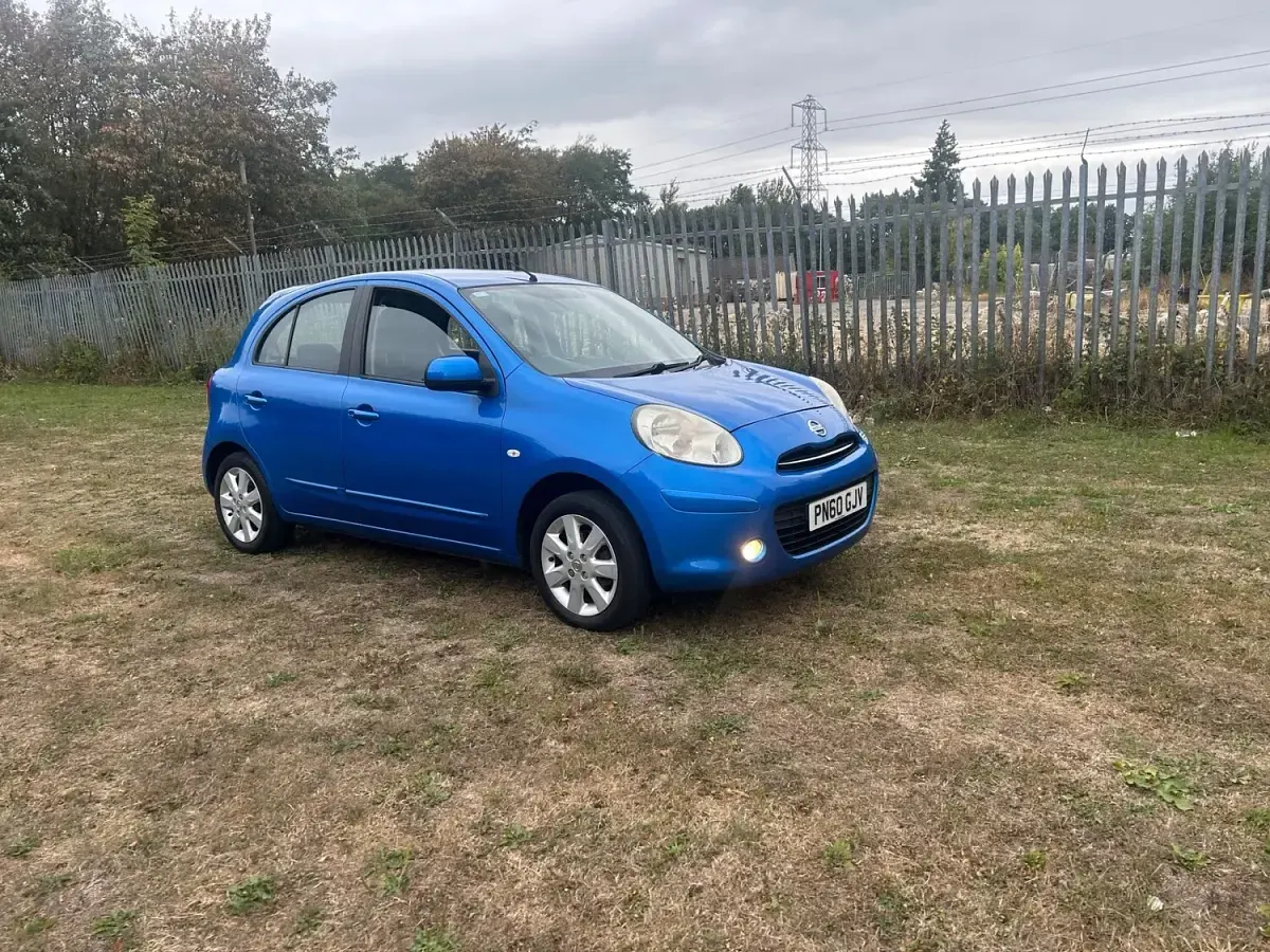 Used Nissan Micra Acenta 98 HP (72 kW) 2011 Blue Hatchback