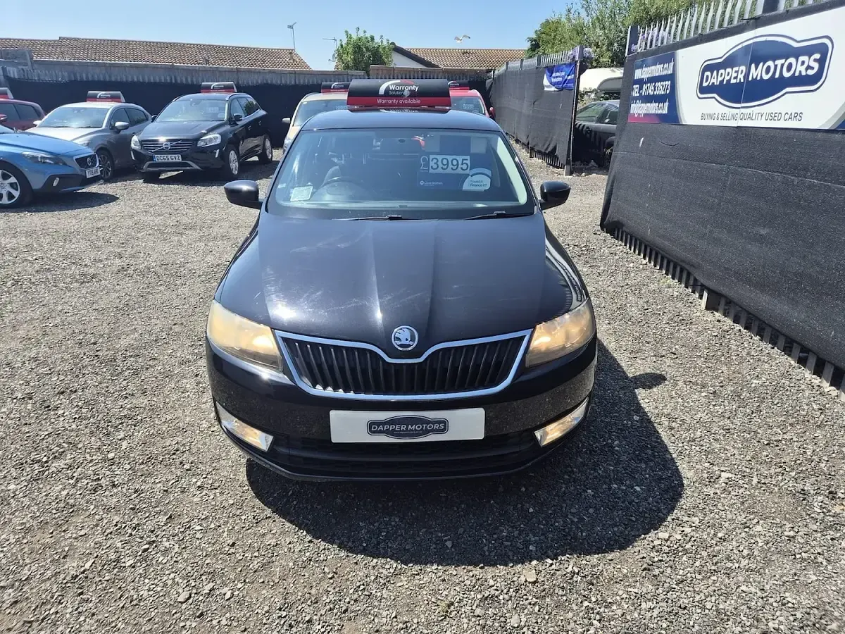 Used Skoda Rapid SE 86 HP (63 kW) 2014 Black Hatchback