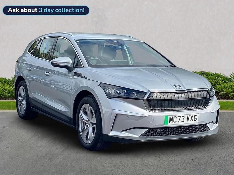 Silver New 2024 Skoda Enyaq iV SUV | £27,642 (Super price) - Image 1/4