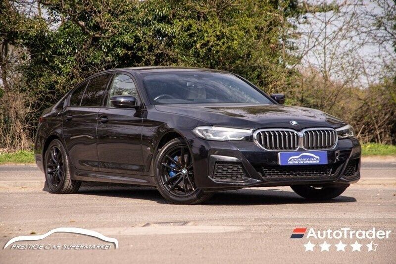 Black Used 2021 BMW 530e M Sport Sedan | £23,399 (Good price) - Image 1/4