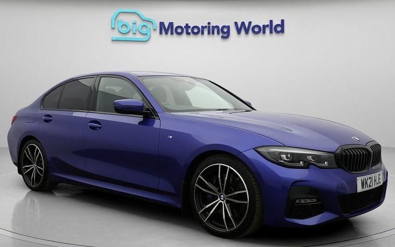 Used BMW 320 M Sport 184 HP (135 kW) 2021 Blue Sedan