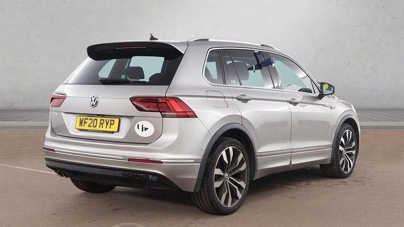 Used VW Tiguan R-line 150 HP (110 kW) 2020 Silver SUV