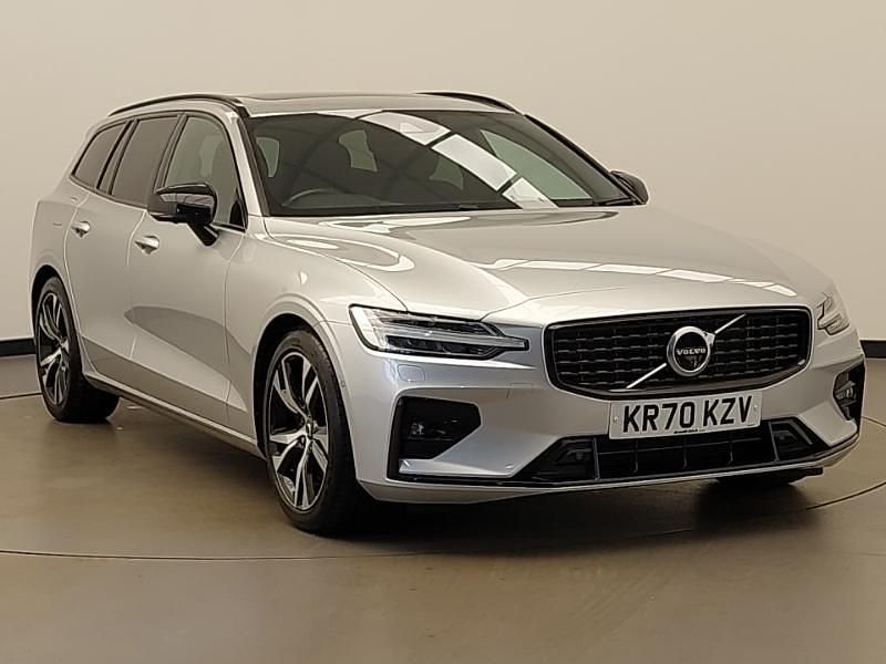 Silver Used 2020 Volvo V60 R-Design Estate | £22,498 (Fair price) - Image 1/4