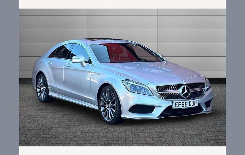 Used Mercedes CLS220 AMG Line Premium 177 HP (130 kW) 2016 Silver Coupe