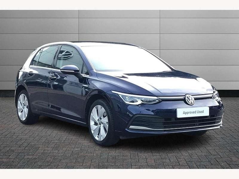 Atlantic blue Used 2021 VW Golf VIII Style Hatchback | £18,350 (Fair price) - Image 1/4