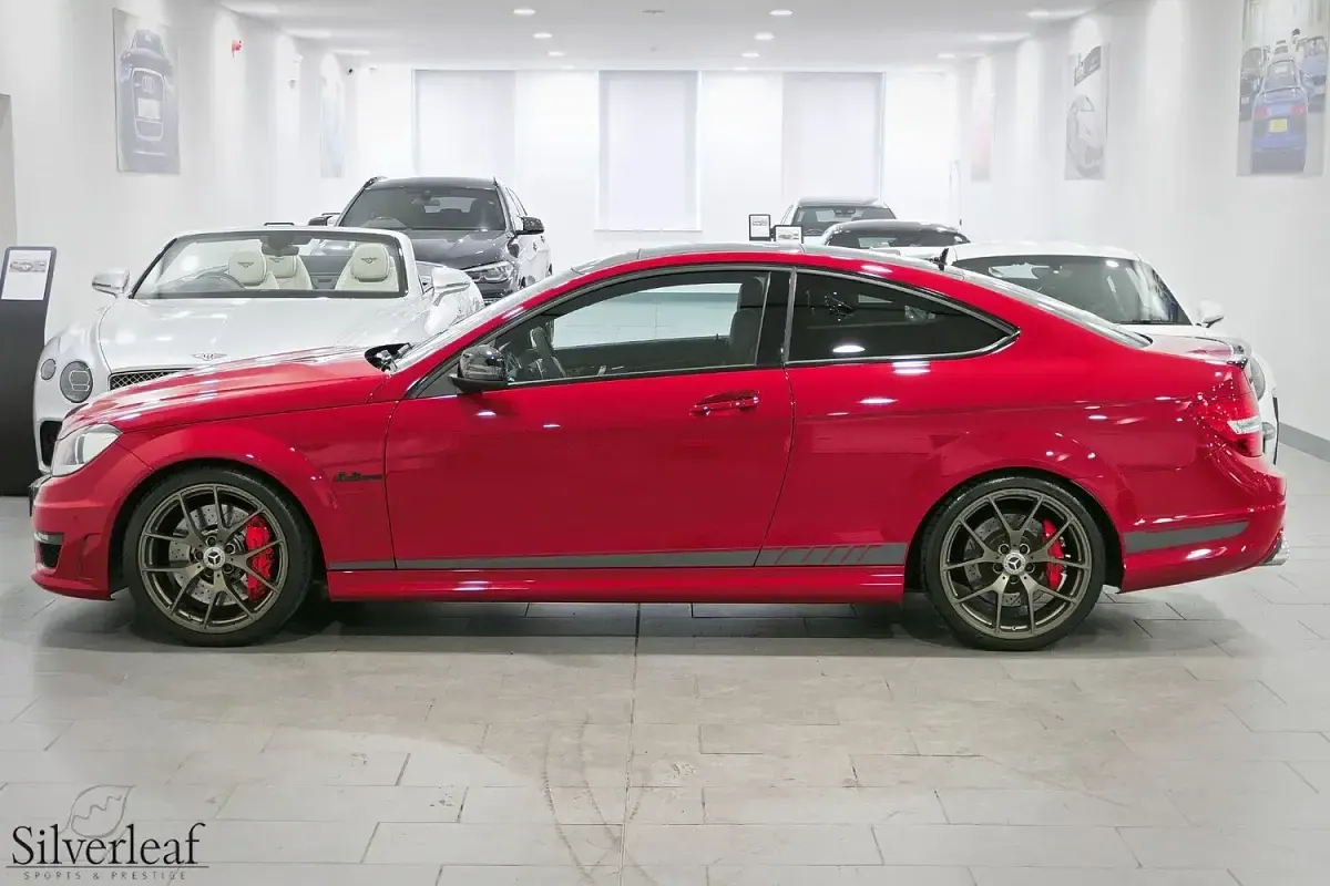 Used Mercedes C63 AMG Edition 507 HP (372 kW) 2015 Red Coupe