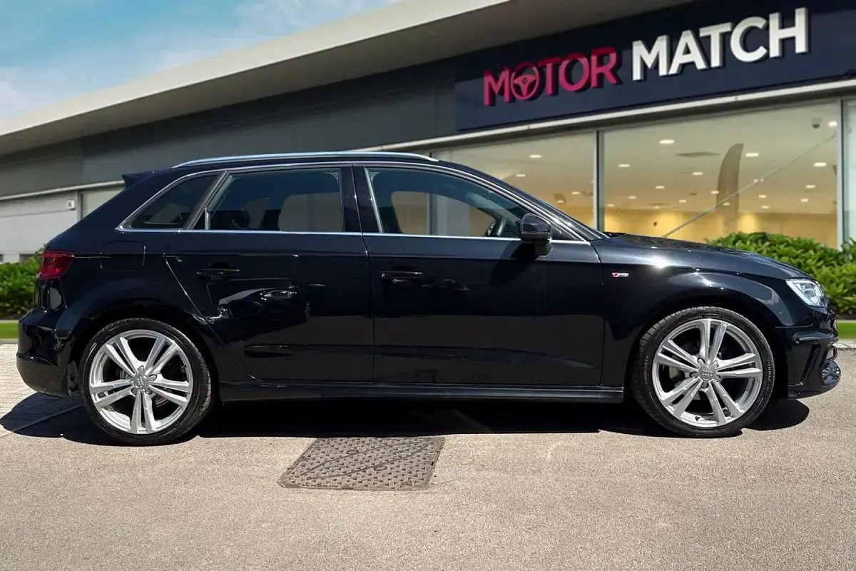 Used Audi A3 Sportback S-Line 110 HP (80 kW) 2015 Black Hatchback