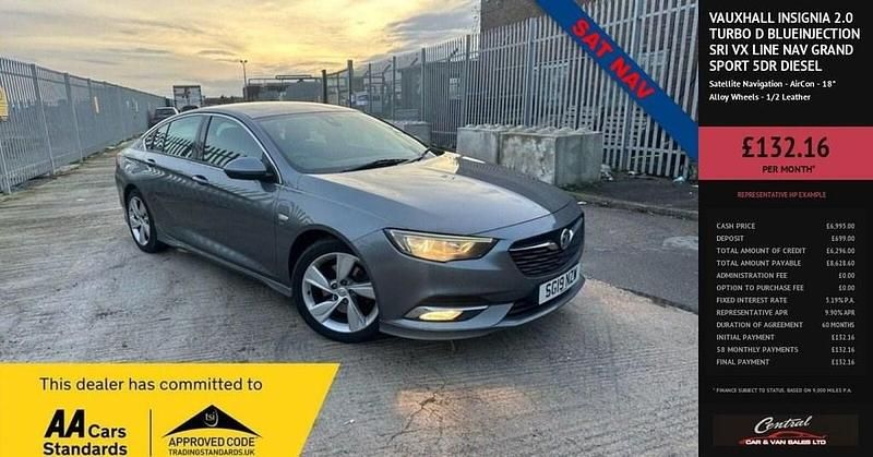 Grey Used 2019 Vauxhall Insignia Sport Hatchback | £6,995 (A bit pricey) - Image 1/4