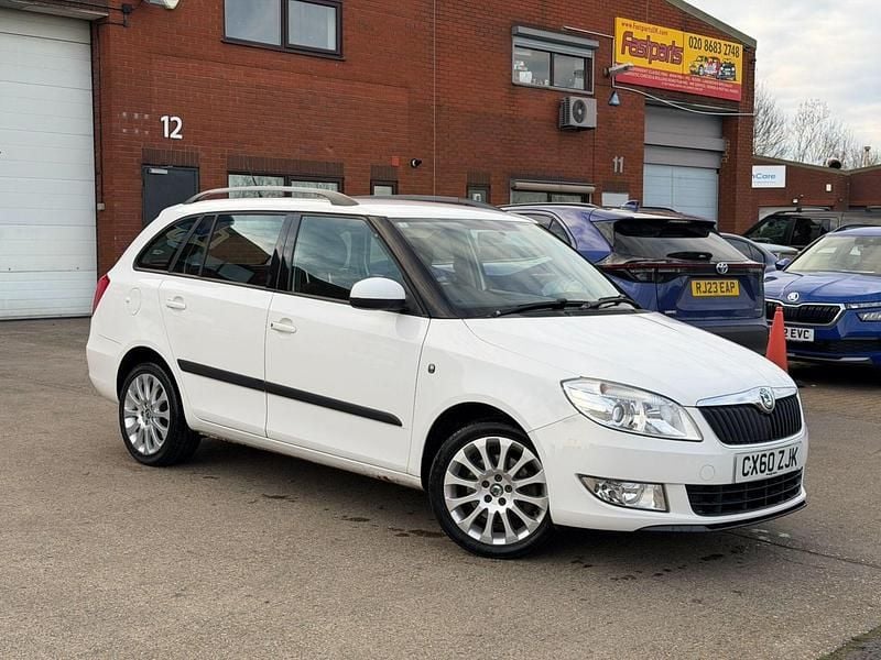 Used Skoda Fabia Elegance 105 HP (77 kW) 2010 White Estate