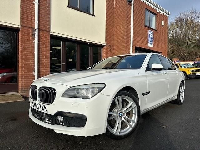 White Used 2010 BMW 730 M Sport Sedan | £7,988 (Fair price) - Image 1/4