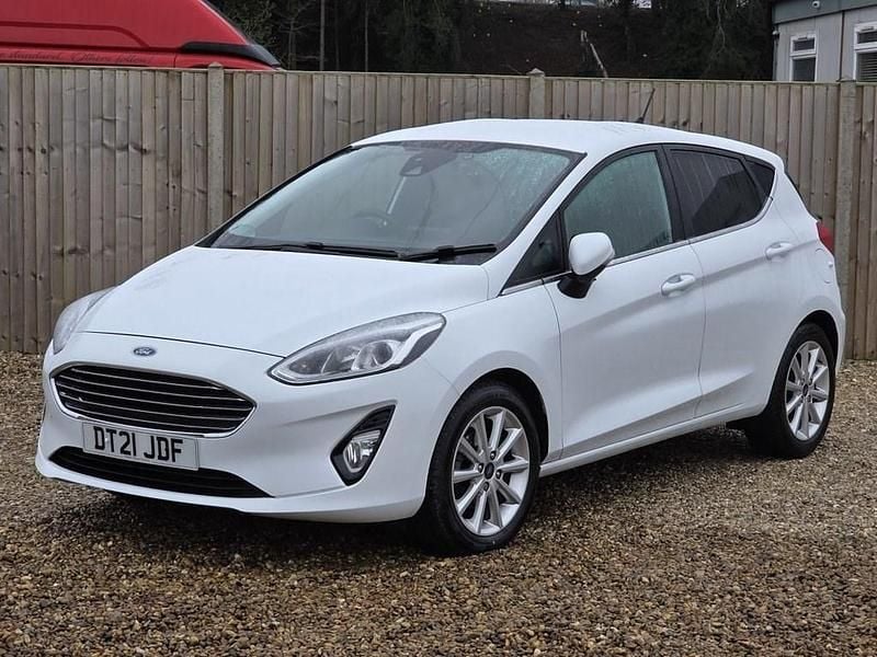 Used Ford Fiesta Titanium 2021 White Hatchback