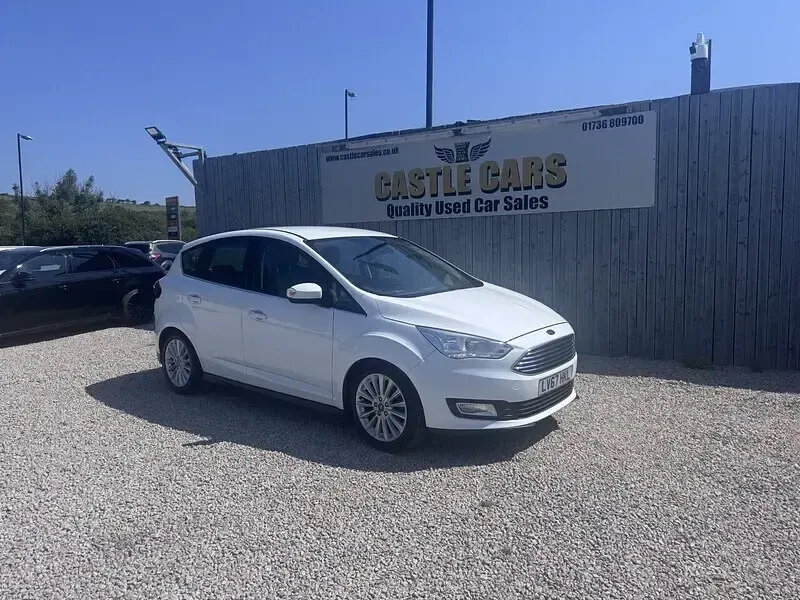 Used Ford C-MAX Titanium 125 HP (91 kW) 2017 White MPV
