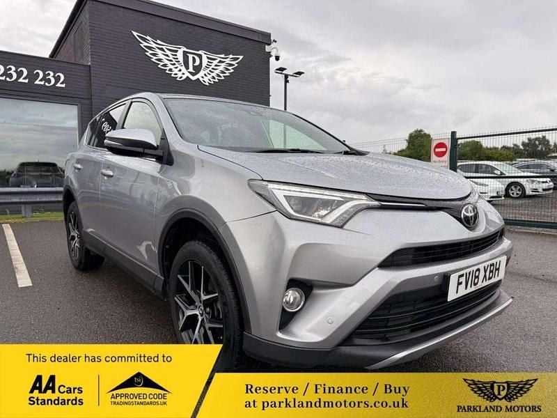 Silver Used 2018 Toyota RAV4 SUV | £12,765 (Good price) - Image 1/4
