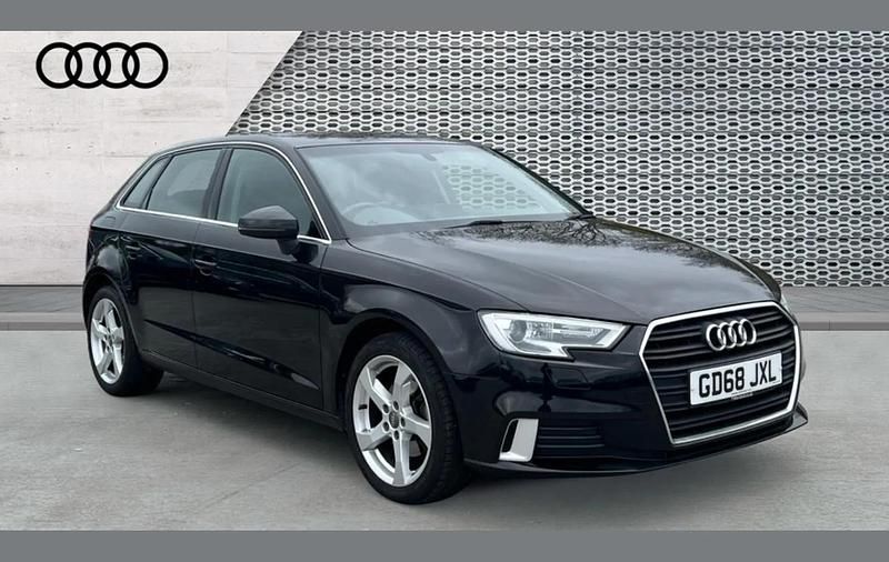 Used Audi A3 Sport 147 HP (108 kW) 2019 Black Sedan