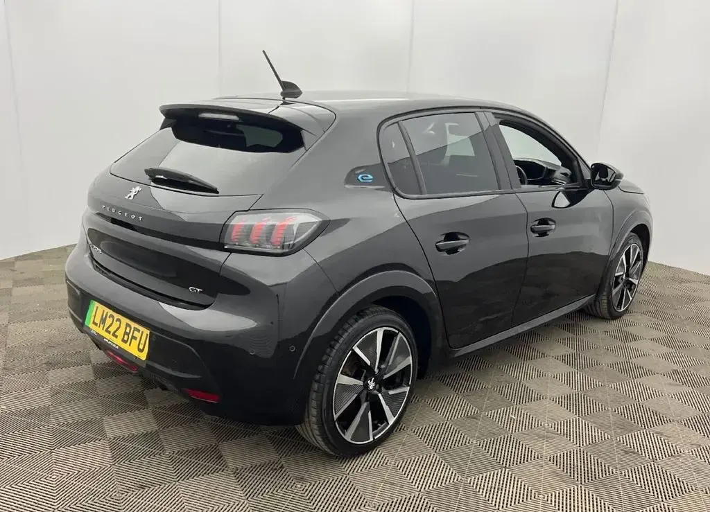 Used Peugeot e-208 GTi 100 kW (136 HP) 2022 Black Hatchback