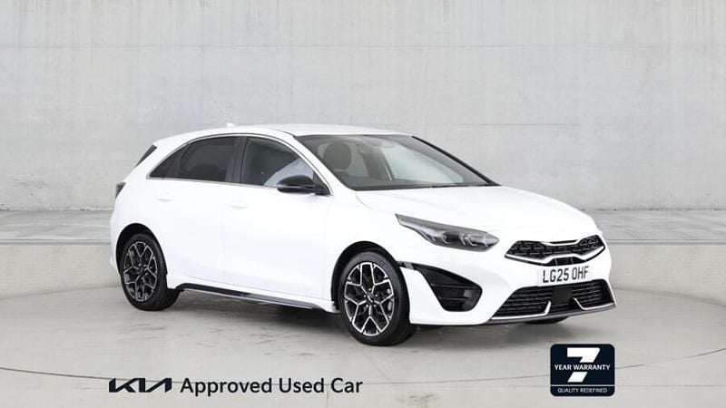 White Used 2025 Kia Ceed GT GT-Line Hatchback | £20,887 (Good price) - Image 1/3