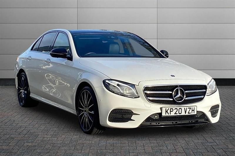 White Used 2020 Mercedes E400 AMG line Sedan | £30,990 (Fair price) - Image 1/4