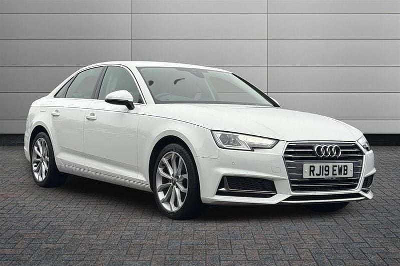White Used 2019 Audi A4 Sport Sedan | £14,995 (Good price) - Image 1/4