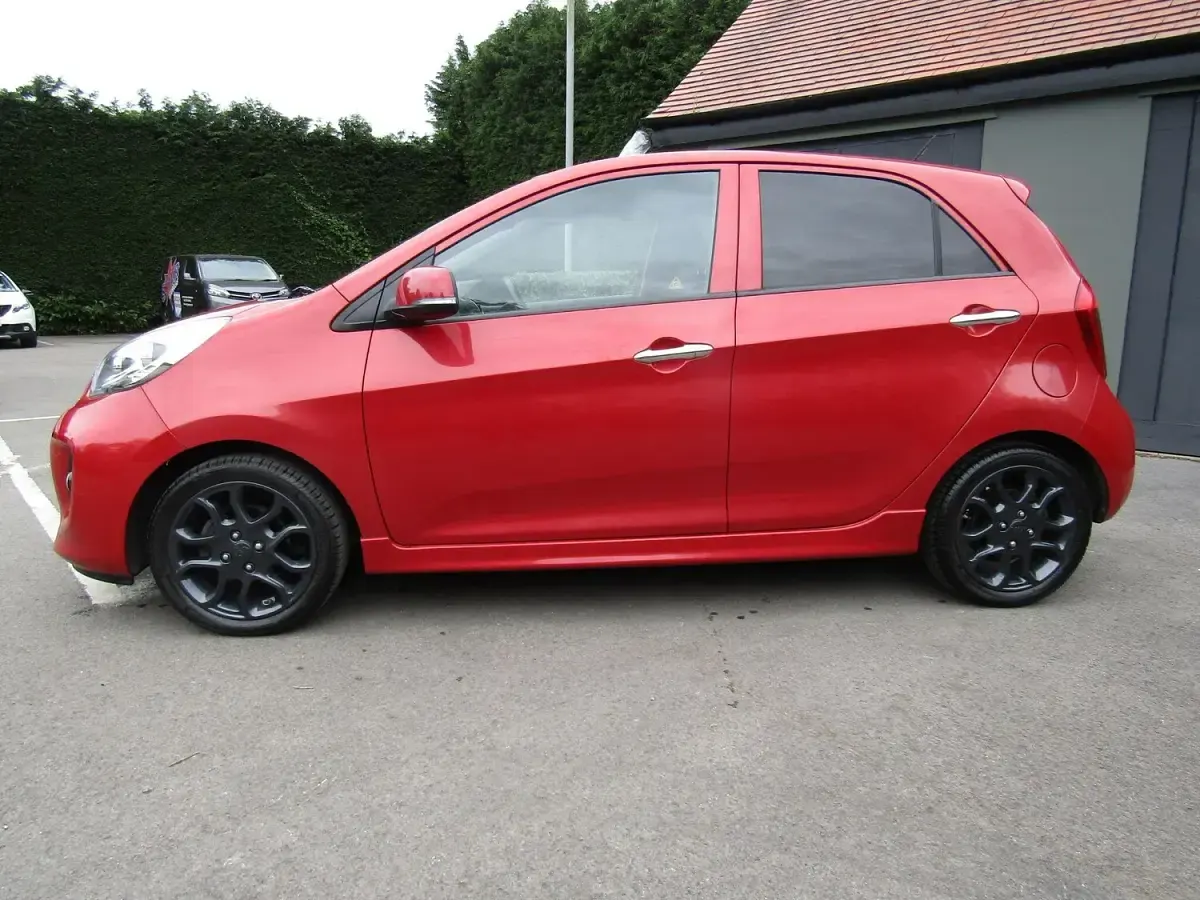 Used Kia Picanto 85 HP (62 kW) 2016 Red Hatchback