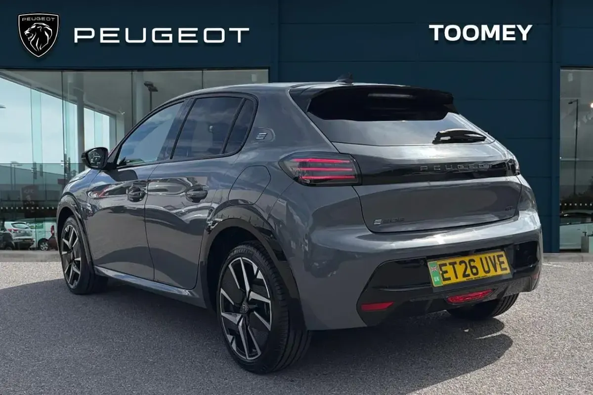 New Peugeot e-208 GT 113 kW (154 HP) 2026 Grey Hatchback