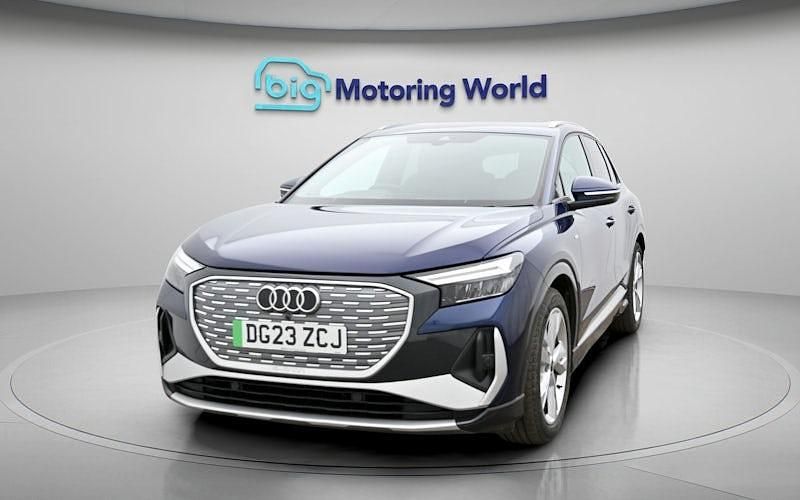 Used Audi Q4 e-tron S-Line 150 kW (204 HP) 2023 Blue SUV