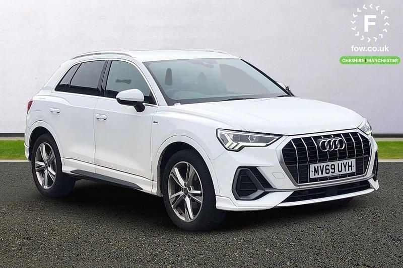 White Used 2019 Audi Q3 S-Line SUV | £18,599 (Good price) - Image 1/3
